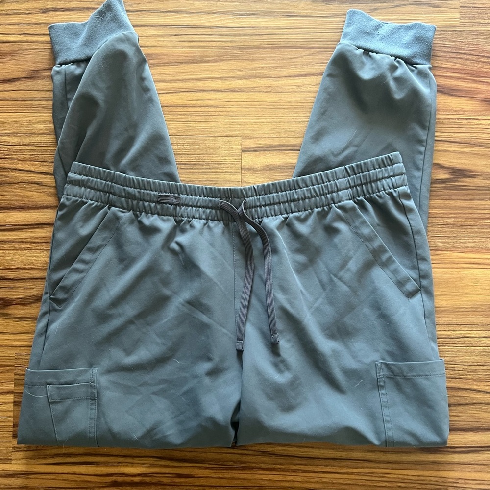 WonderWink Charcoal Jogger Pants